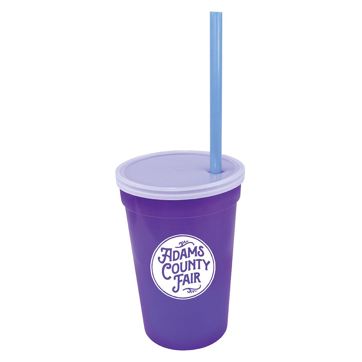 Picture of 17 Oz. Smooth Cup/Straw/Lid Set