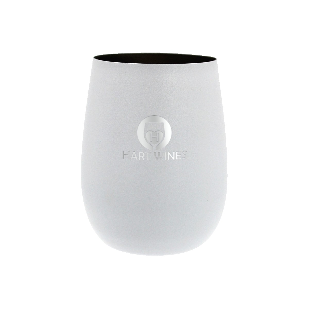 Picture of 12 oz. Recycled Stainless Wine Glass, Laser, Standard