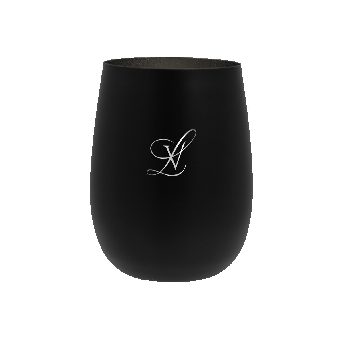 Picture of 12 oz. Recycled Stainless Wine Glass, Laser, Standard