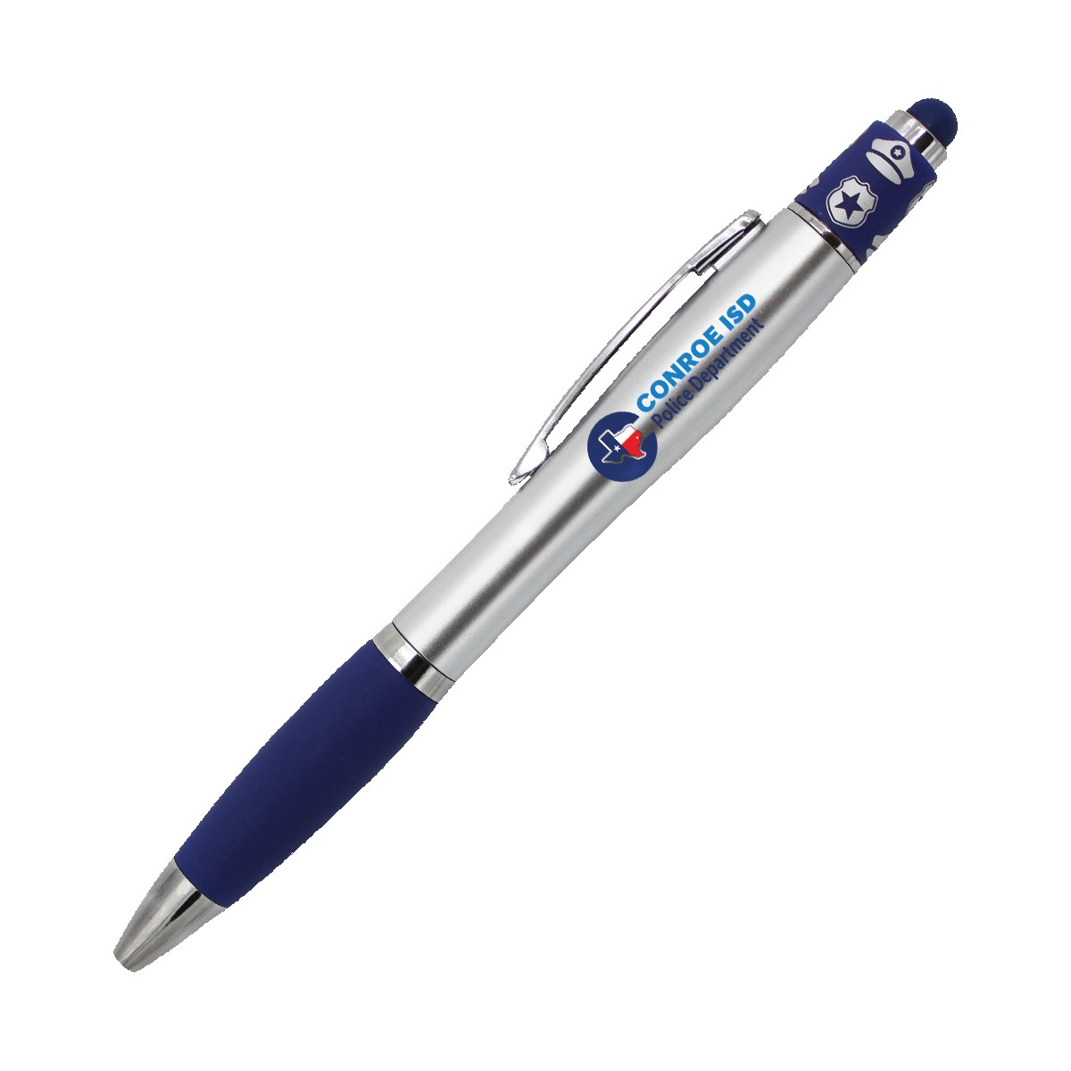 Picture of Police Spin Top Full Color Digital Pen w/Stylus