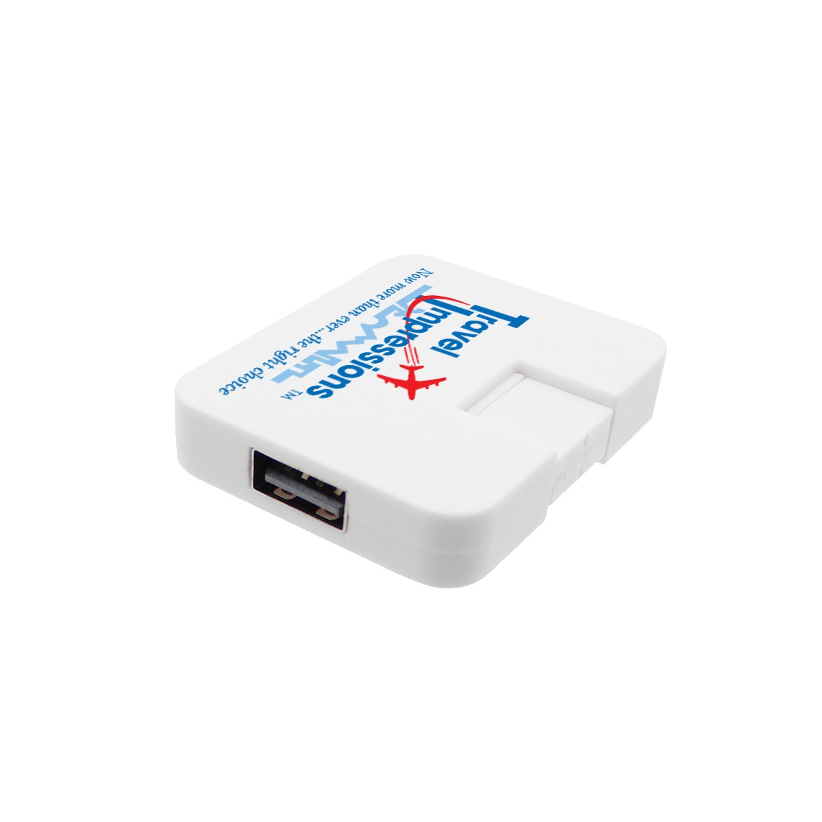 Picture of Recycled 4-in-1 USB Hub, Full Color Digital