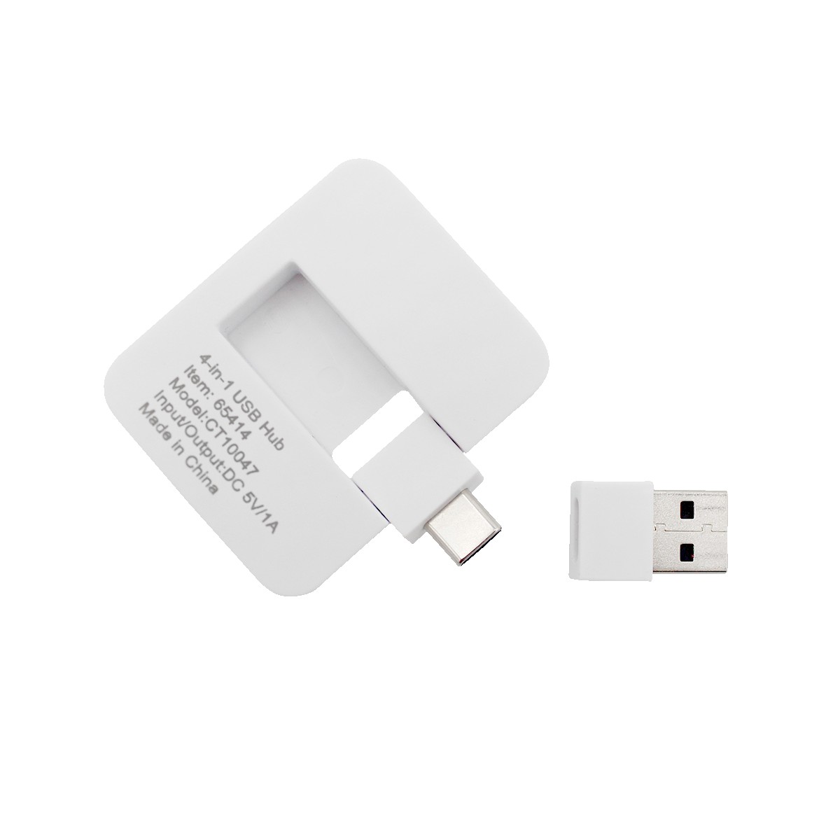 Picture of Recycled 4-in-1 USB Hub, Full Color Digital