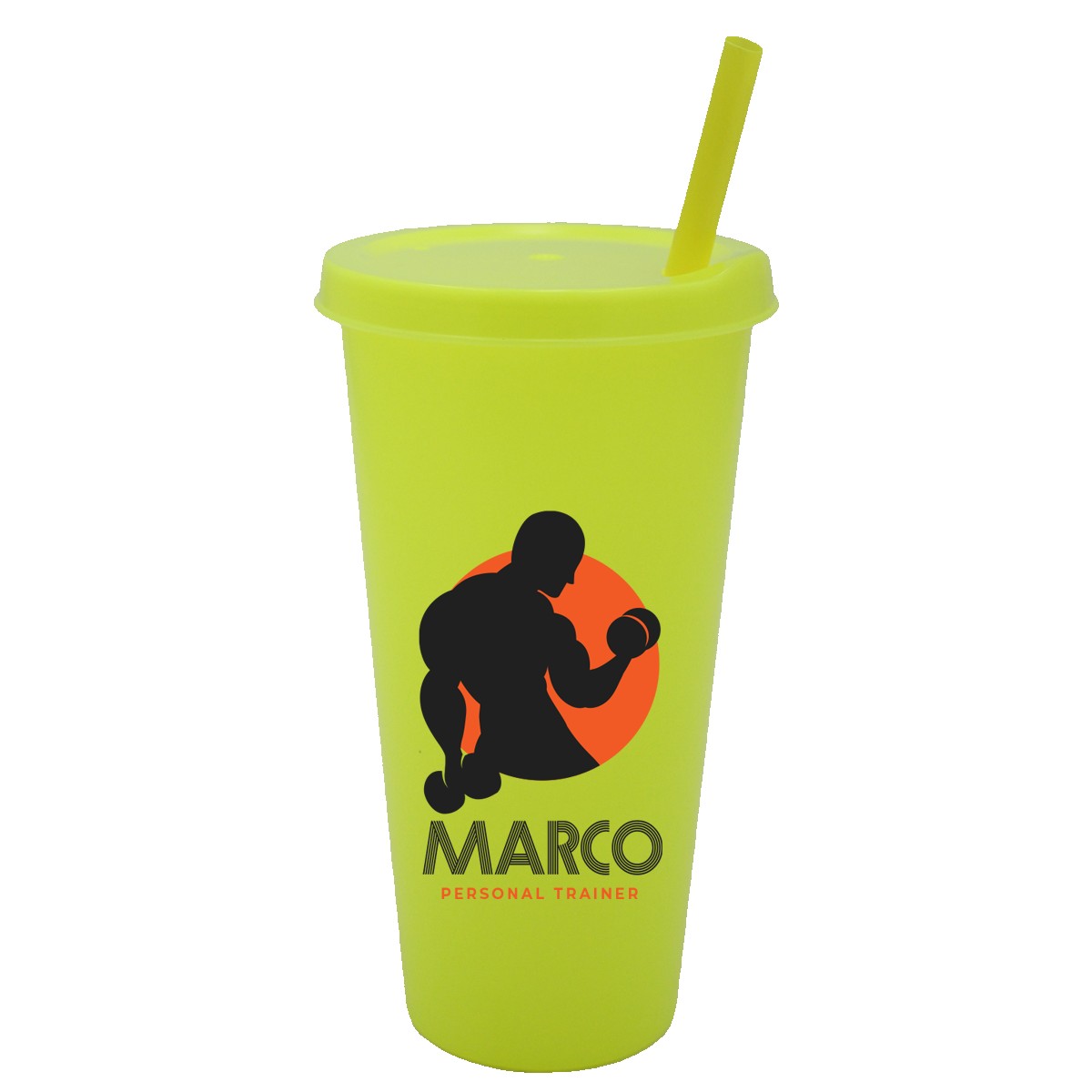 Picture of 26 oz. Tumbler with Lid and Straw, Full Color Digital
