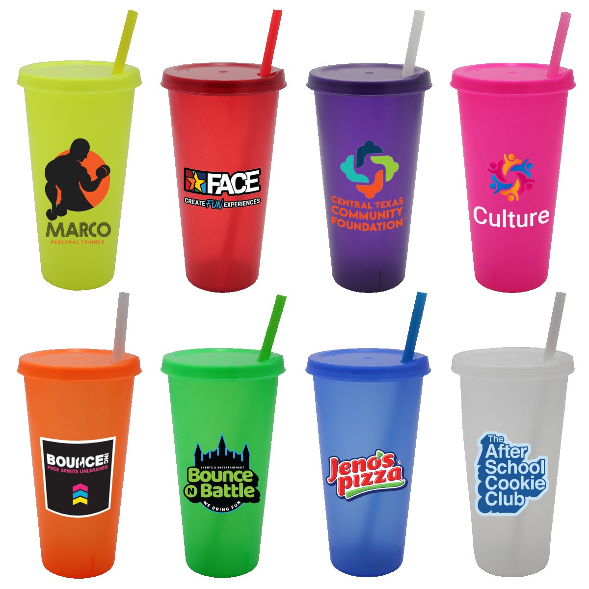 Picture of 26 oz. Tumbler with Lid and Straw, Full Color Digital