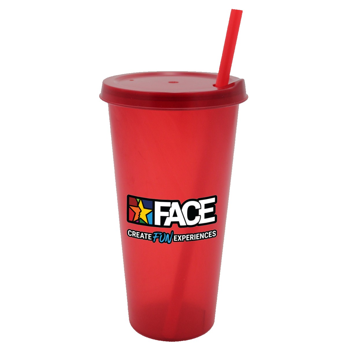 Picture of 26 oz. Tumbler with Lid and Straw, Full Color Digital
