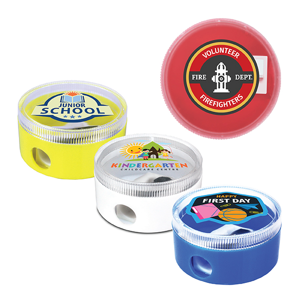 Picture of Round Pencil Sharpener, Full Color Digital