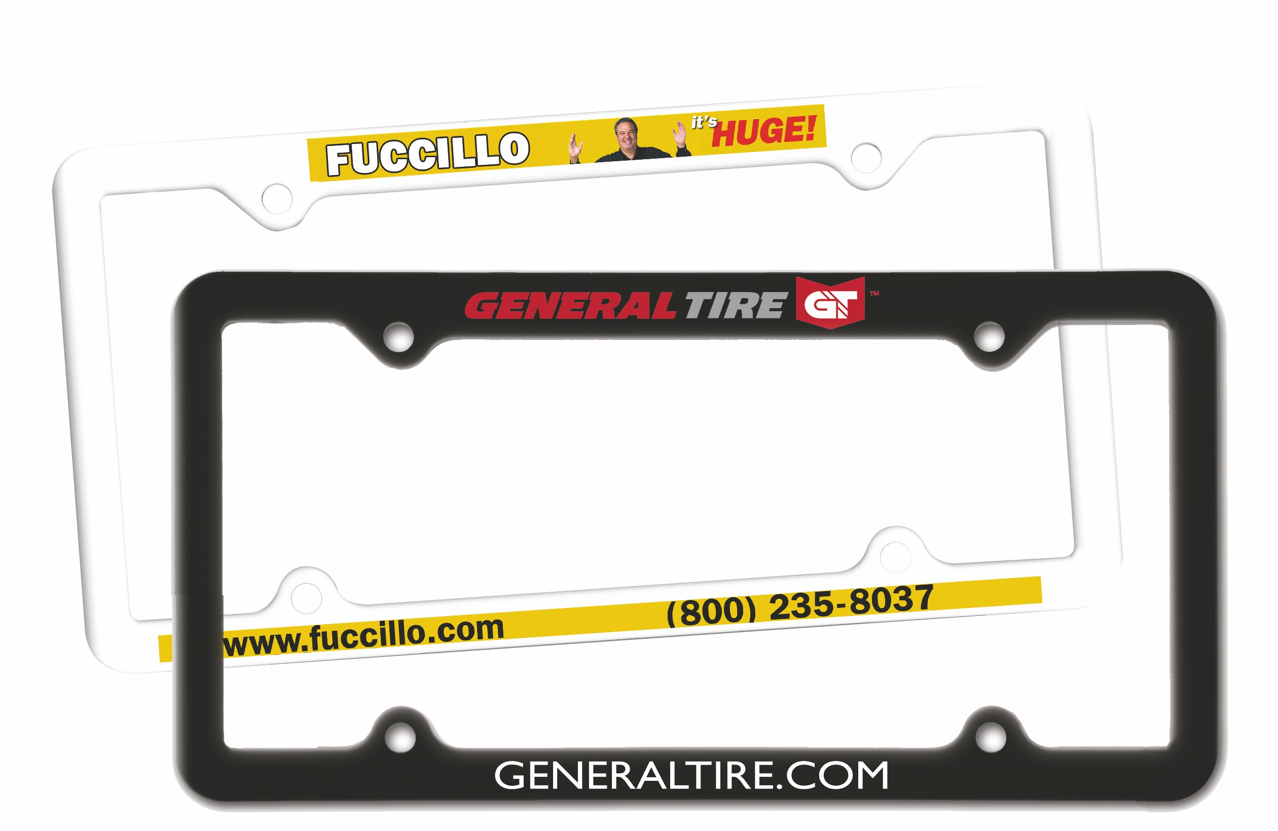 Picture of Thin Panel License Plate Frame w/ 4 Holes (Full Color Digital)