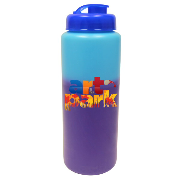 Picture of 32 Oz. Mood Sports Bottle w/Flip Top Cap (Full Color Digital)