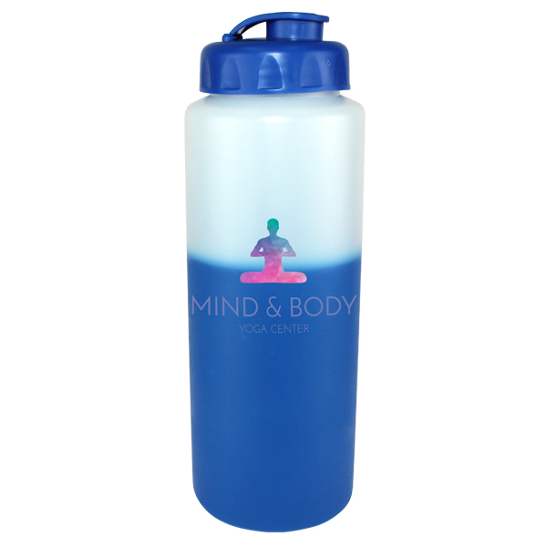 Picture of 32 Oz. Mood Sports Bottle w/Flip Top Cap (Full Color Digital)