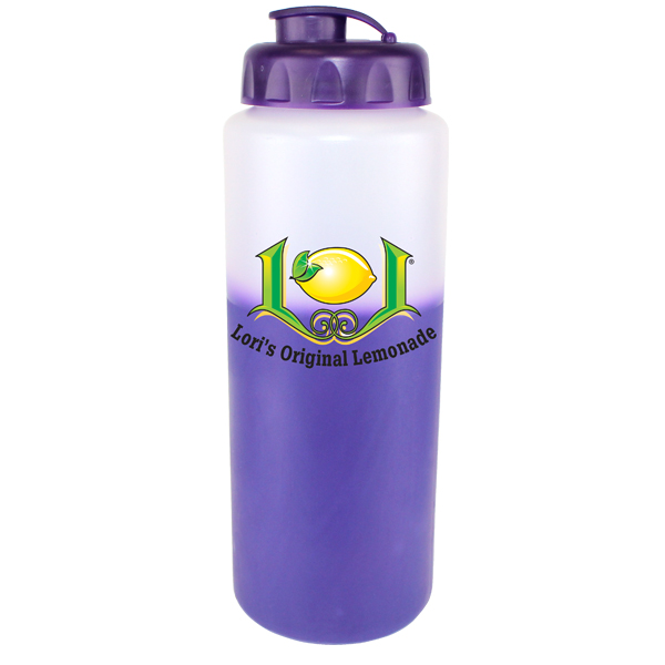 Picture of 32 Oz. Mood Sports Bottle w/Flip Top Cap (Full Color Digital)