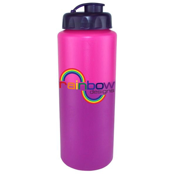 Picture of 32 Oz. Mood Sports Bottle w/Flip Top Cap (Full Color Digital)