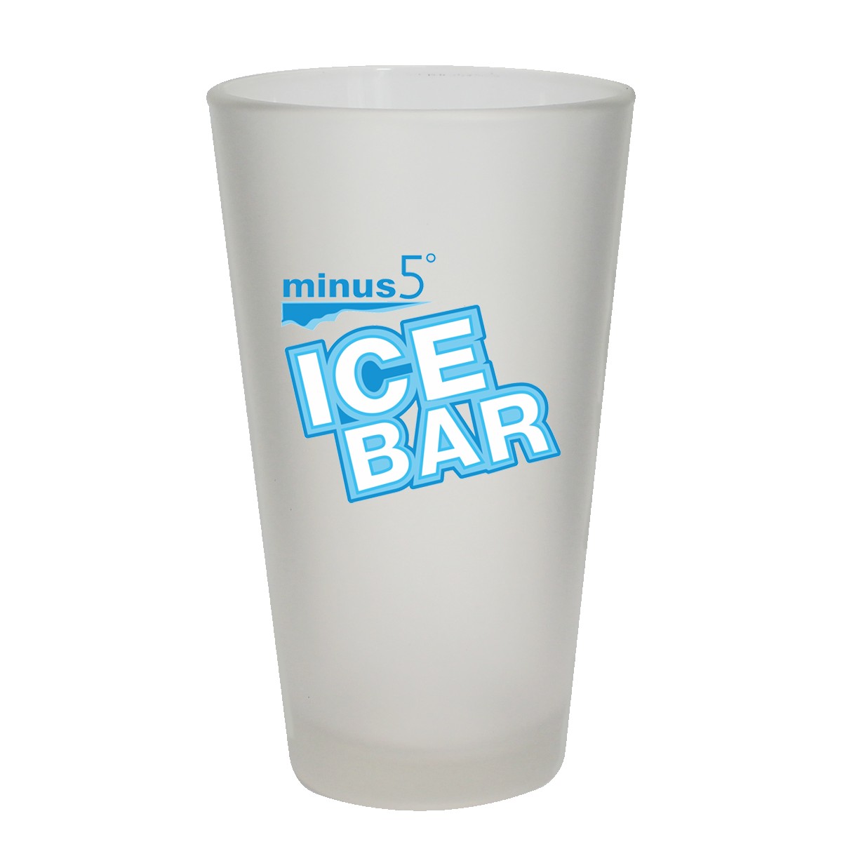 Picture of 16 oz. Frosted Pint Glass - USA, Full Color Digital