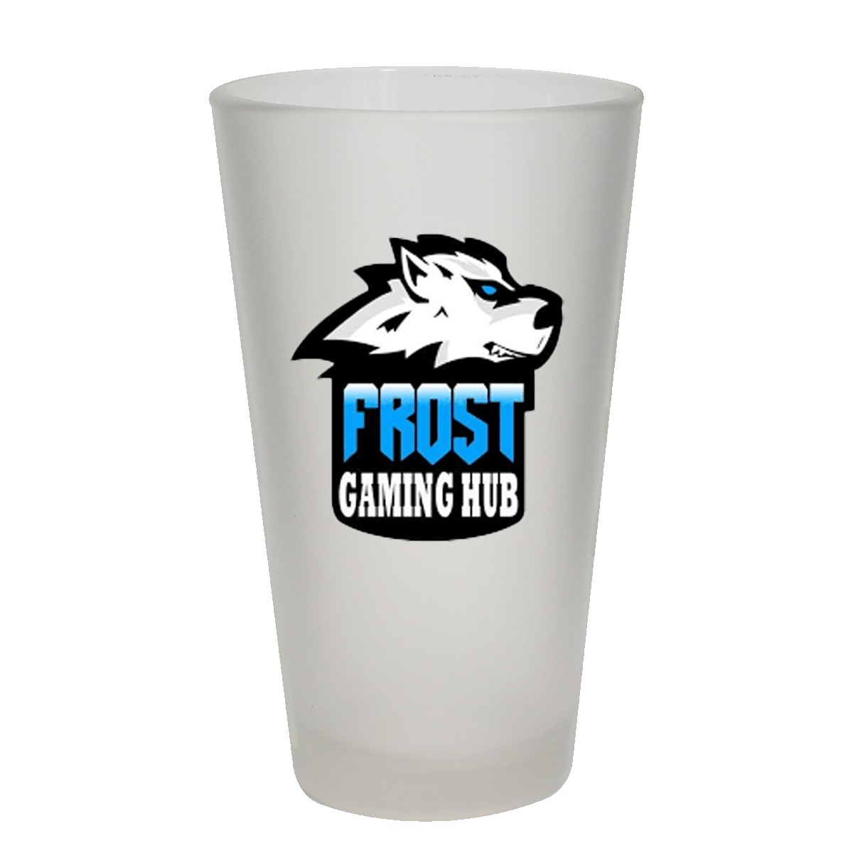 Picture of 16 oz. Frosted Pint Glass - USA, Full Color Digital