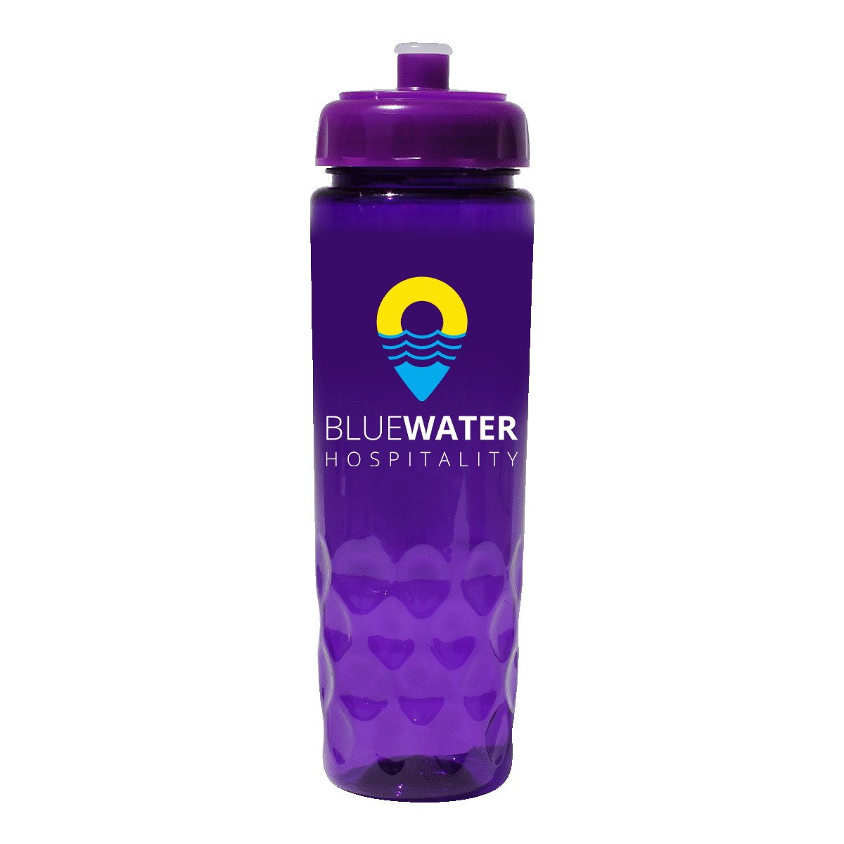 Picture of 24 oz. Oceanworks PET Bottle with Push 'n Pull Cap (Full Color Digital)