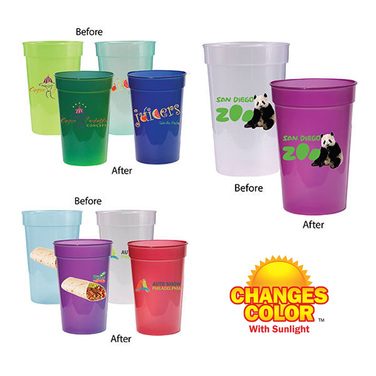 Picture of 17 Oz. Sun Fun Stadium Cup (Full Color Digital)