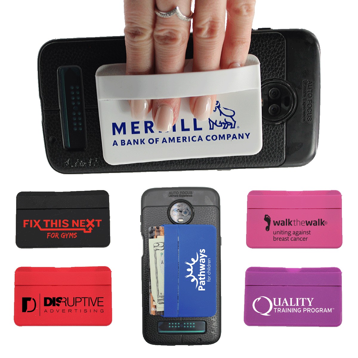 Picture of 2" 1 Phone Holder/Wallet