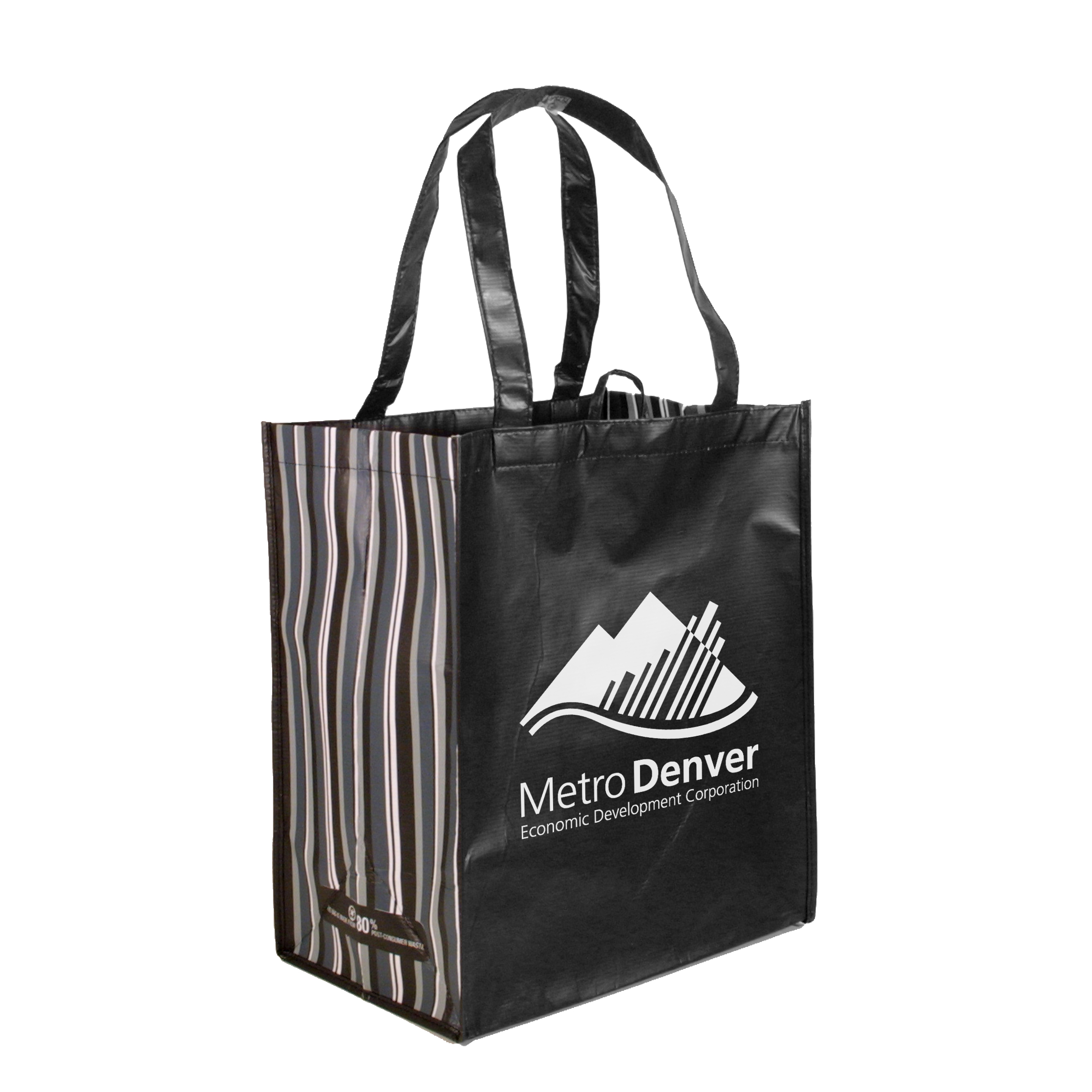Picture of RPET Striped Tote Bag (Spot Color)