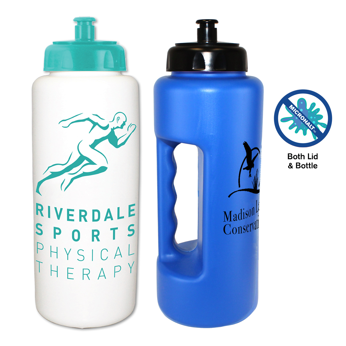 Picture of 32 Oz. Microhalt Grip Bottle w/Push 'n Pull (Spot Color)