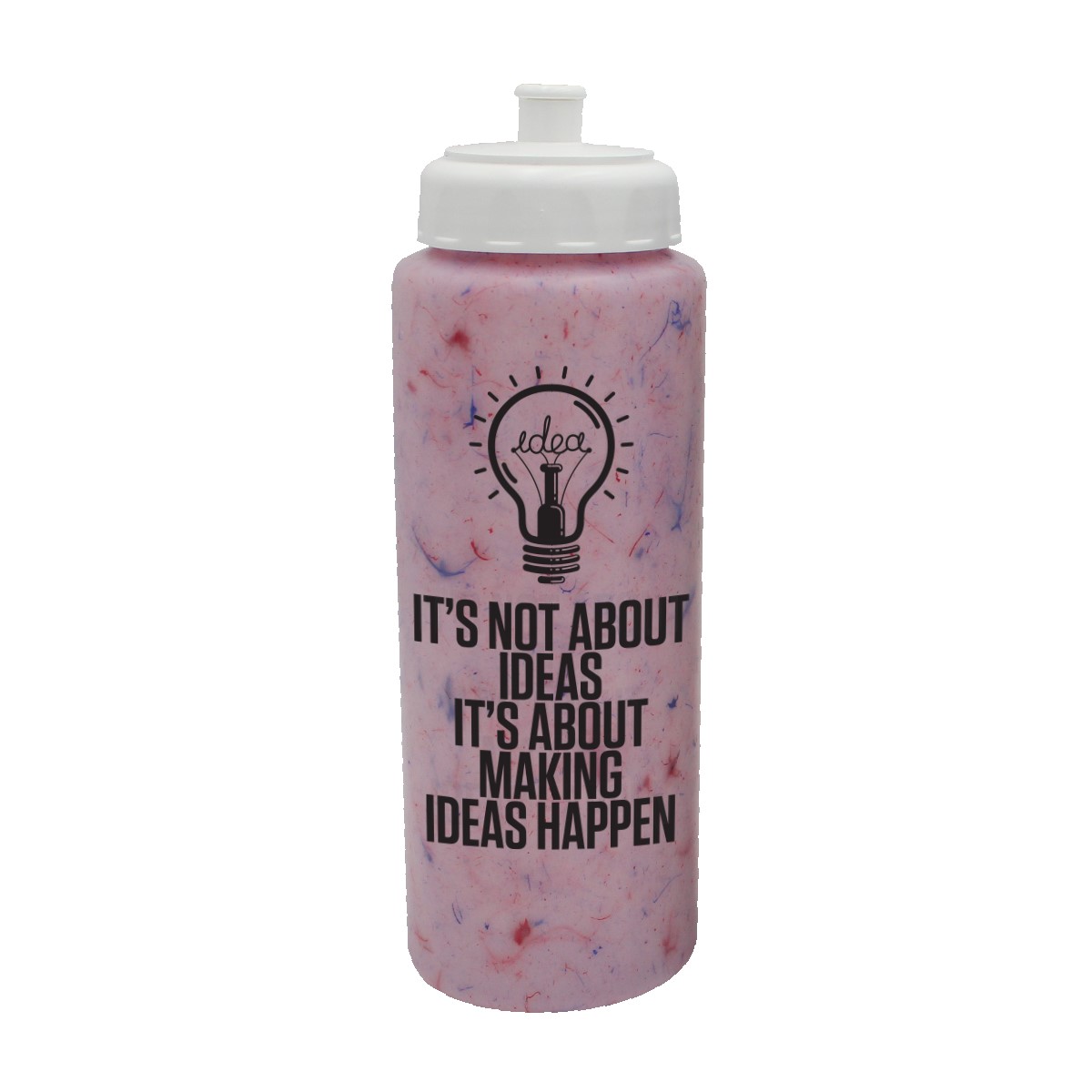 Picture of 32 Oz. Confetti Sports Bottle w/Push 'n Pull Cap