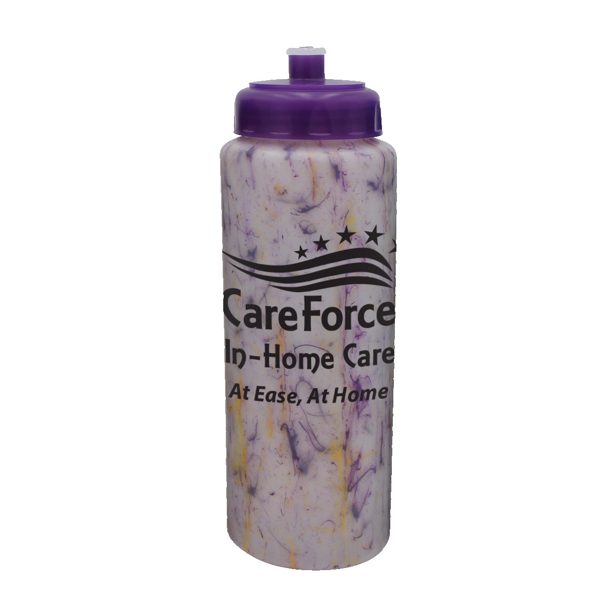 Picture of 32 Oz. Confetti Sports Bottle w/Push 'n Pull Cap