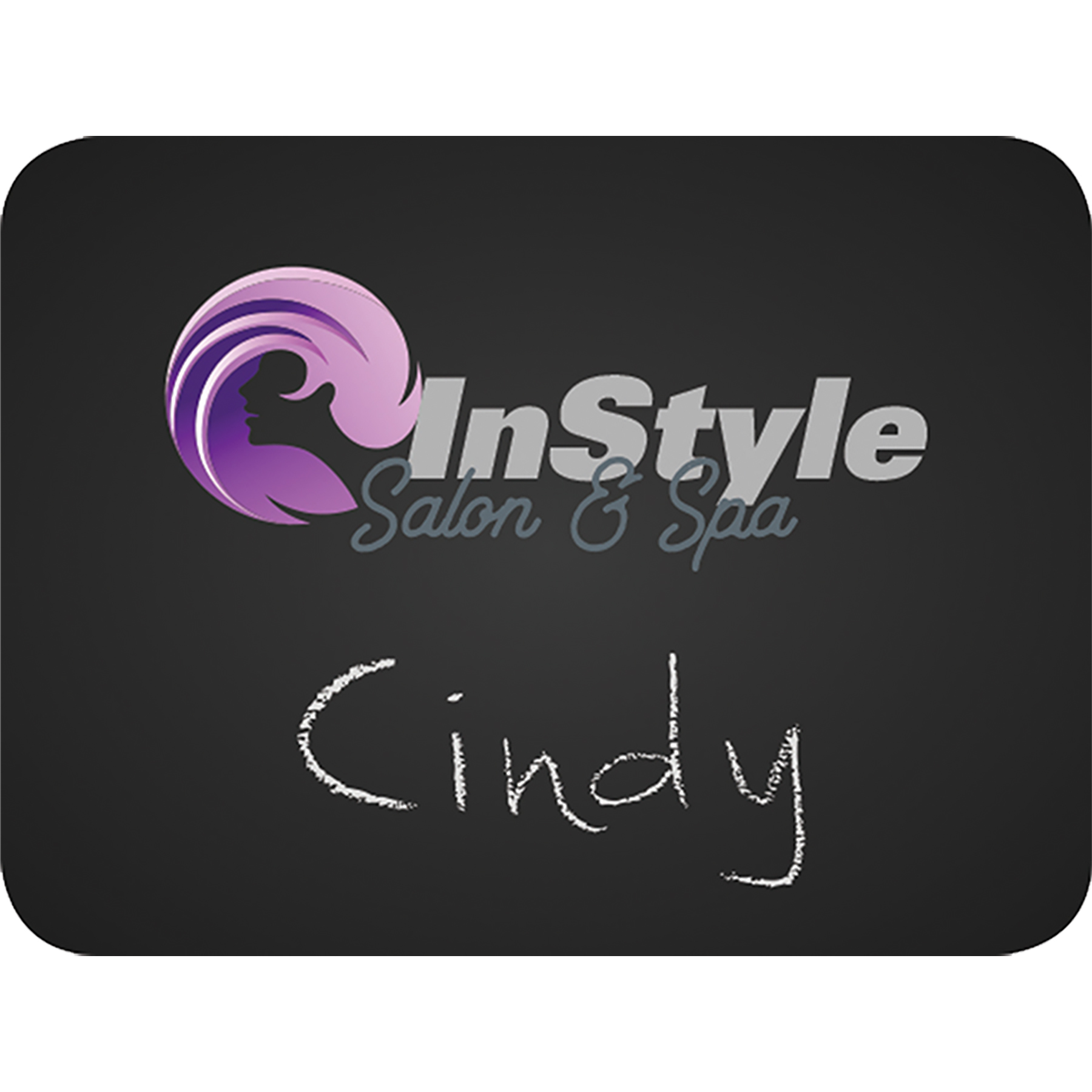 Picture of Sacramento Reusable Chalkboard Badge (Custom Size 0-3 Sq. In.)