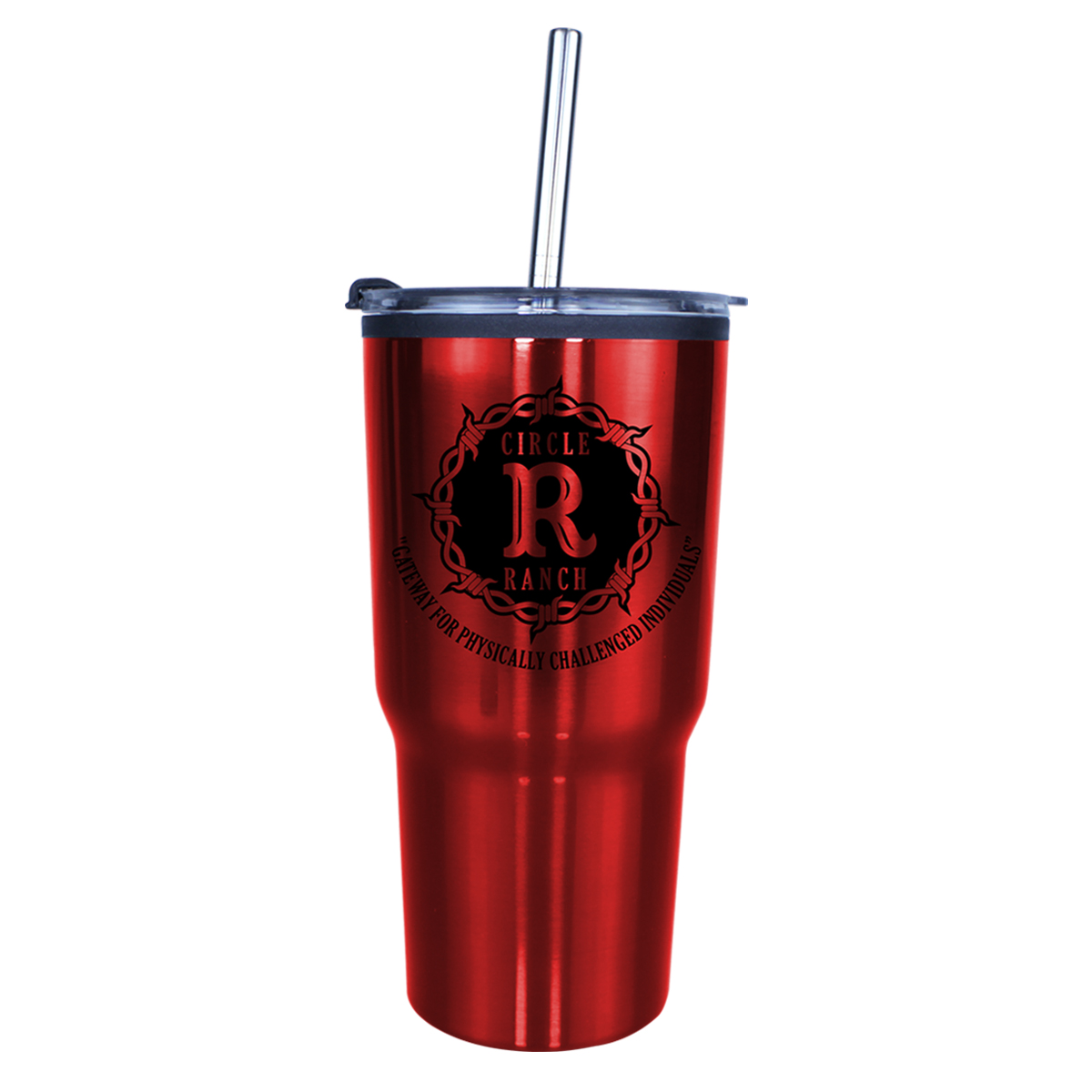 Picture of 20 Oz. Ares Tumbler w/Stainless Straw & Flip Top Lid