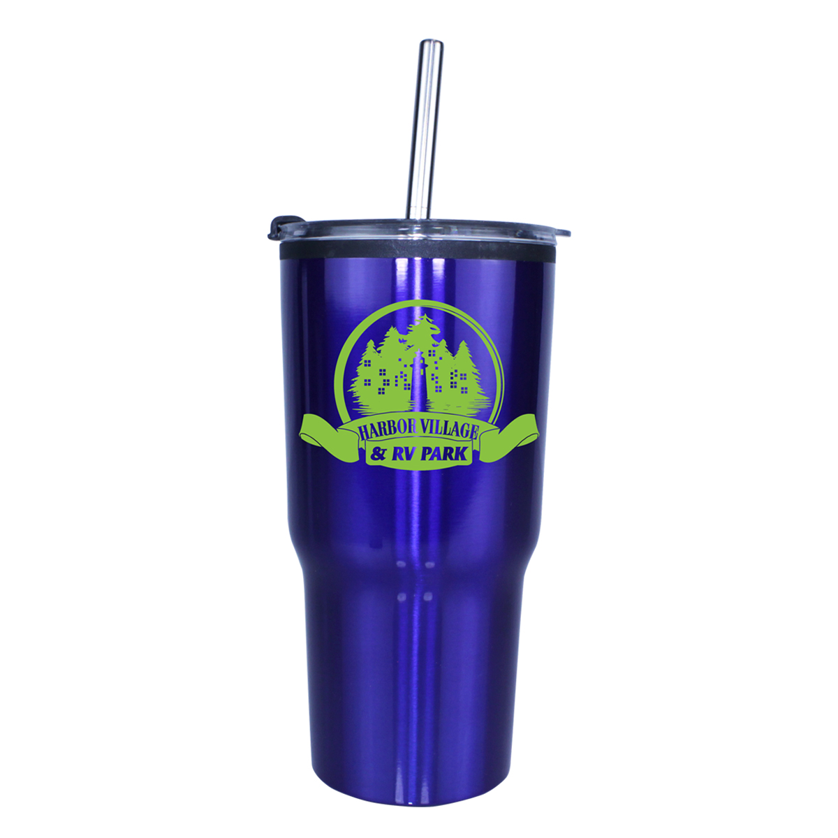 Picture of 20 Oz. Ares Tumbler w/Stainless Straw & Flip Top Lid