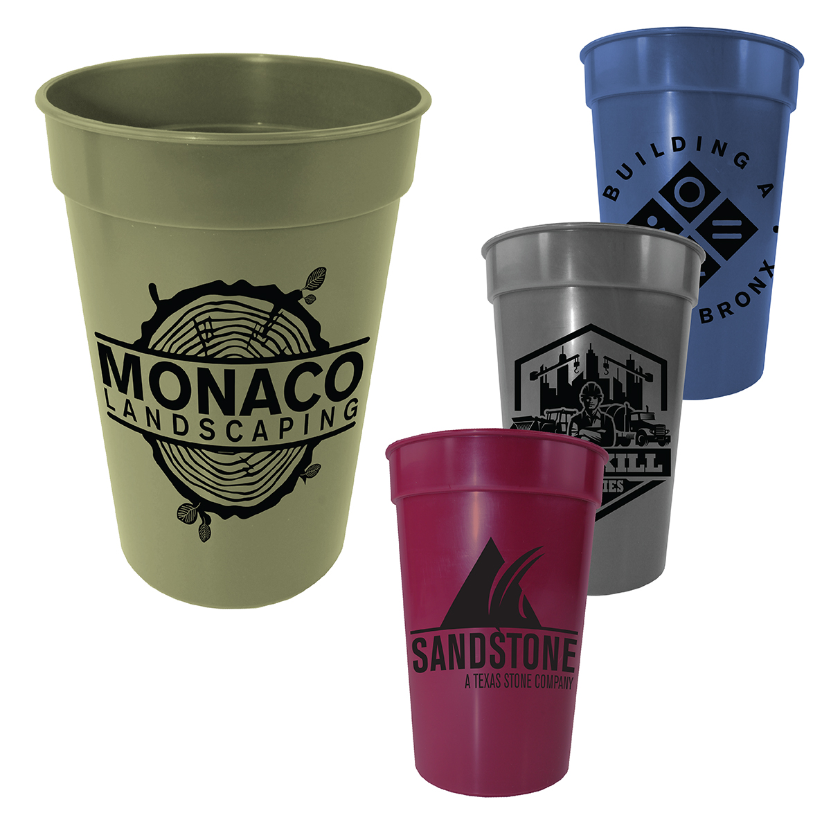 Picture of 17 Oz. Earth Tone Stadium Cup