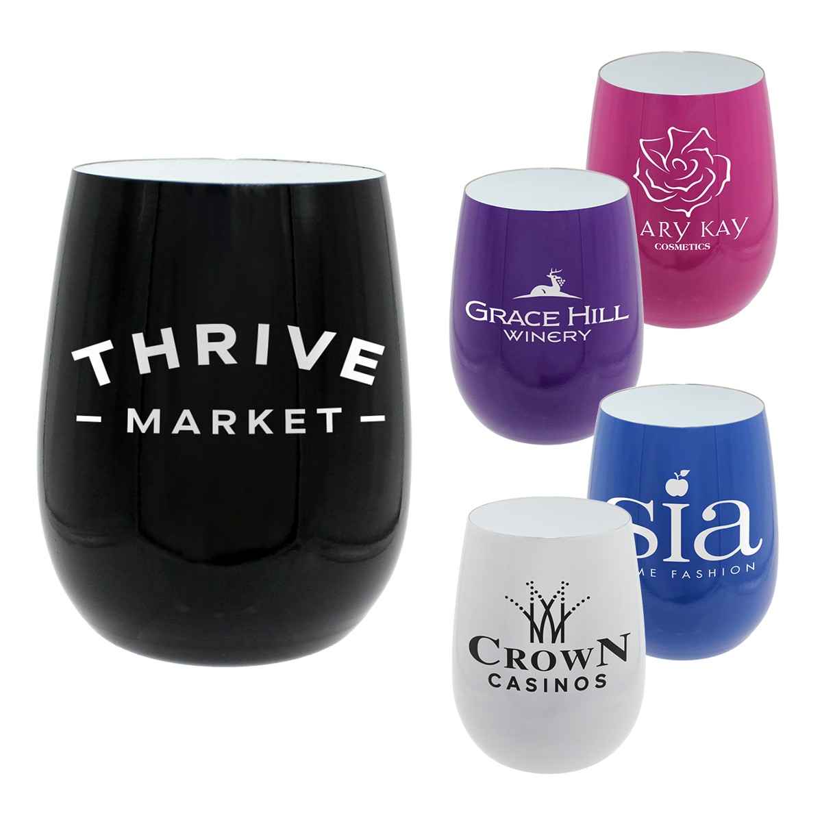 Picture of Pure 12 oz. Recycled Wine Glass