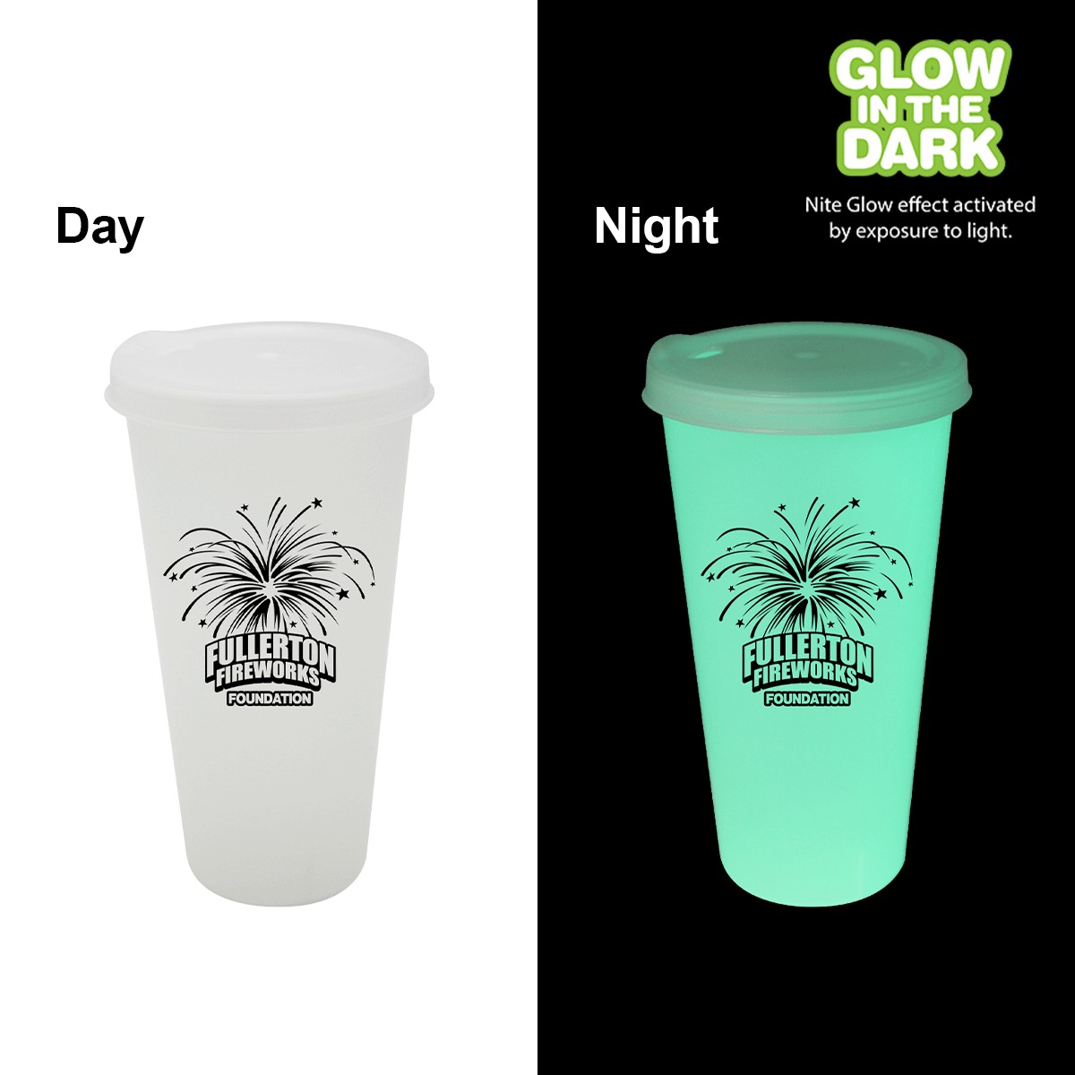 Picture of Nite Glow 26 oz. Tumbler with Lid