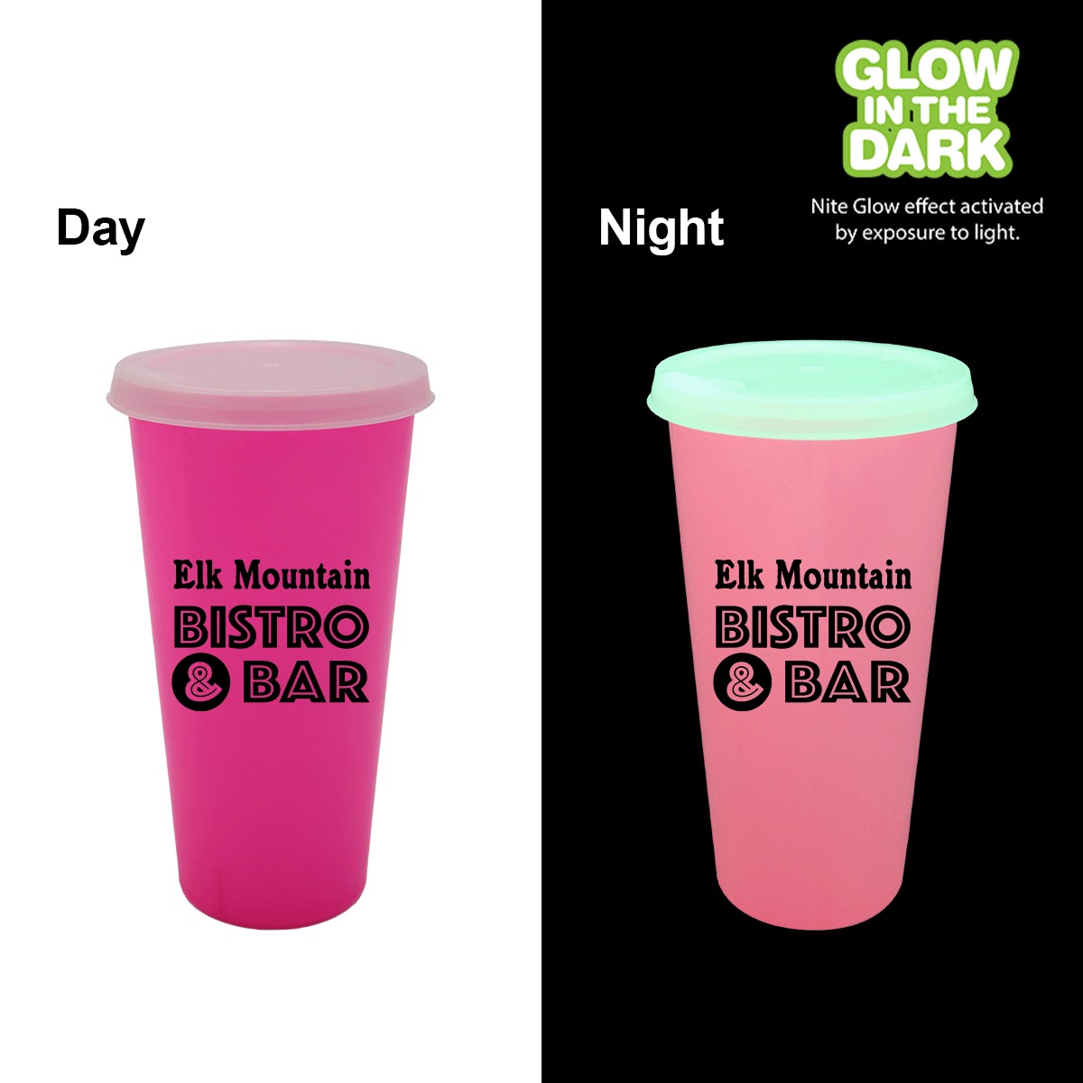 Picture of Nite Glow 26 oz. Tumbler with Lid