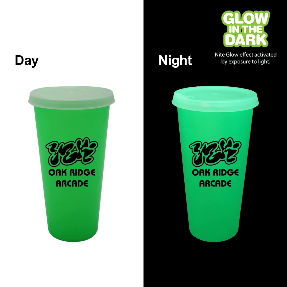 Picture of Nite Glow 26 oz. Tumbler with Lid