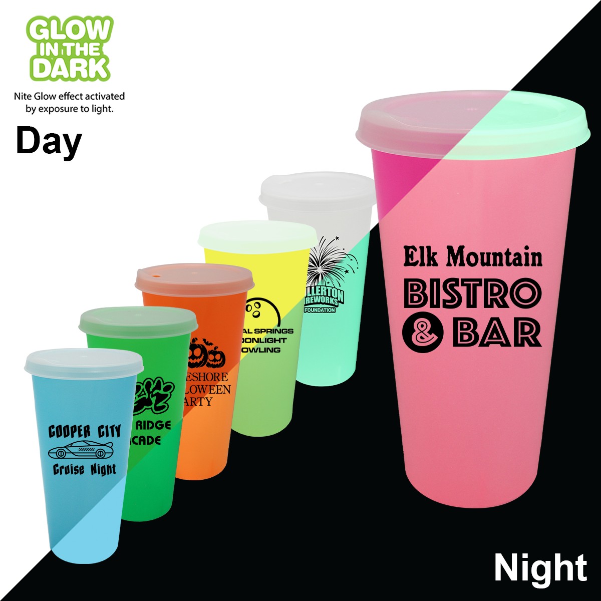 Picture of Nite Glow 26 oz. Tumbler with Lid