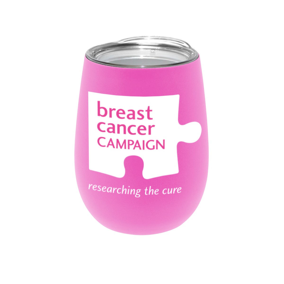 Picture of 12 oz. Recycled Stainless Wine Glass with Lid