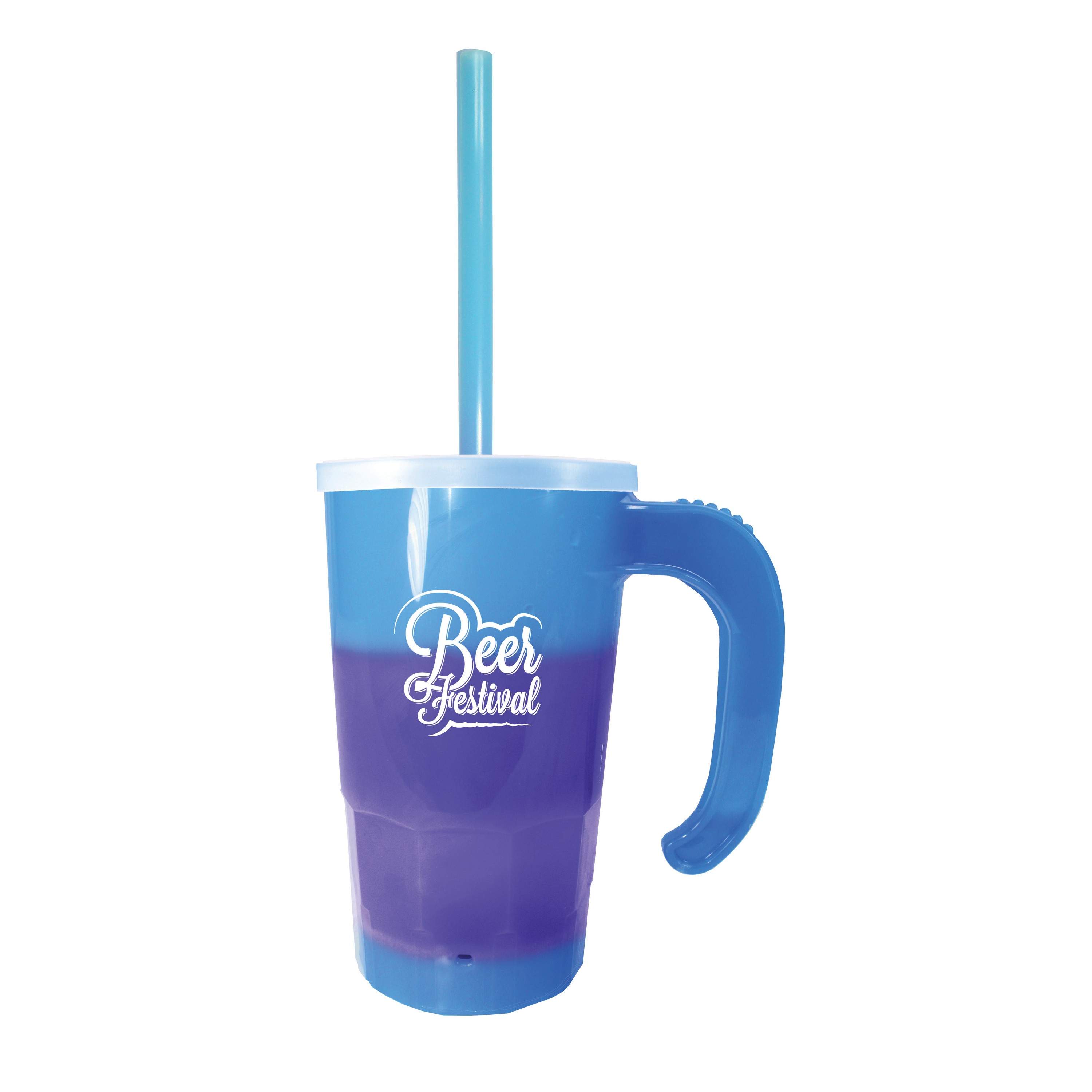 Picture of Mood 20 Oz. Stackable Beer Stein w/Straw & Lid Set