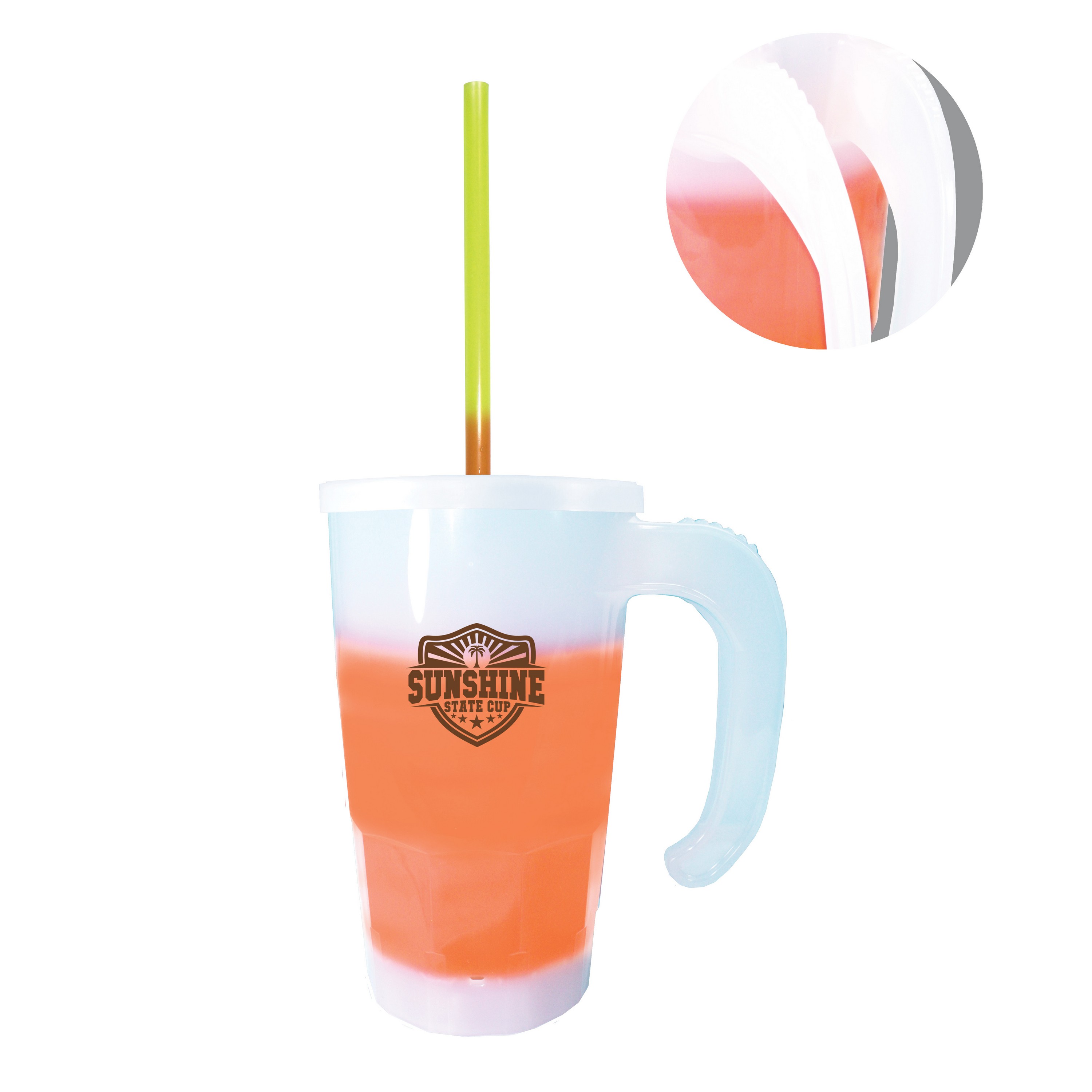 Picture of Mood 20 Oz. Stackable Beer Stein w/Straw & Lid Set