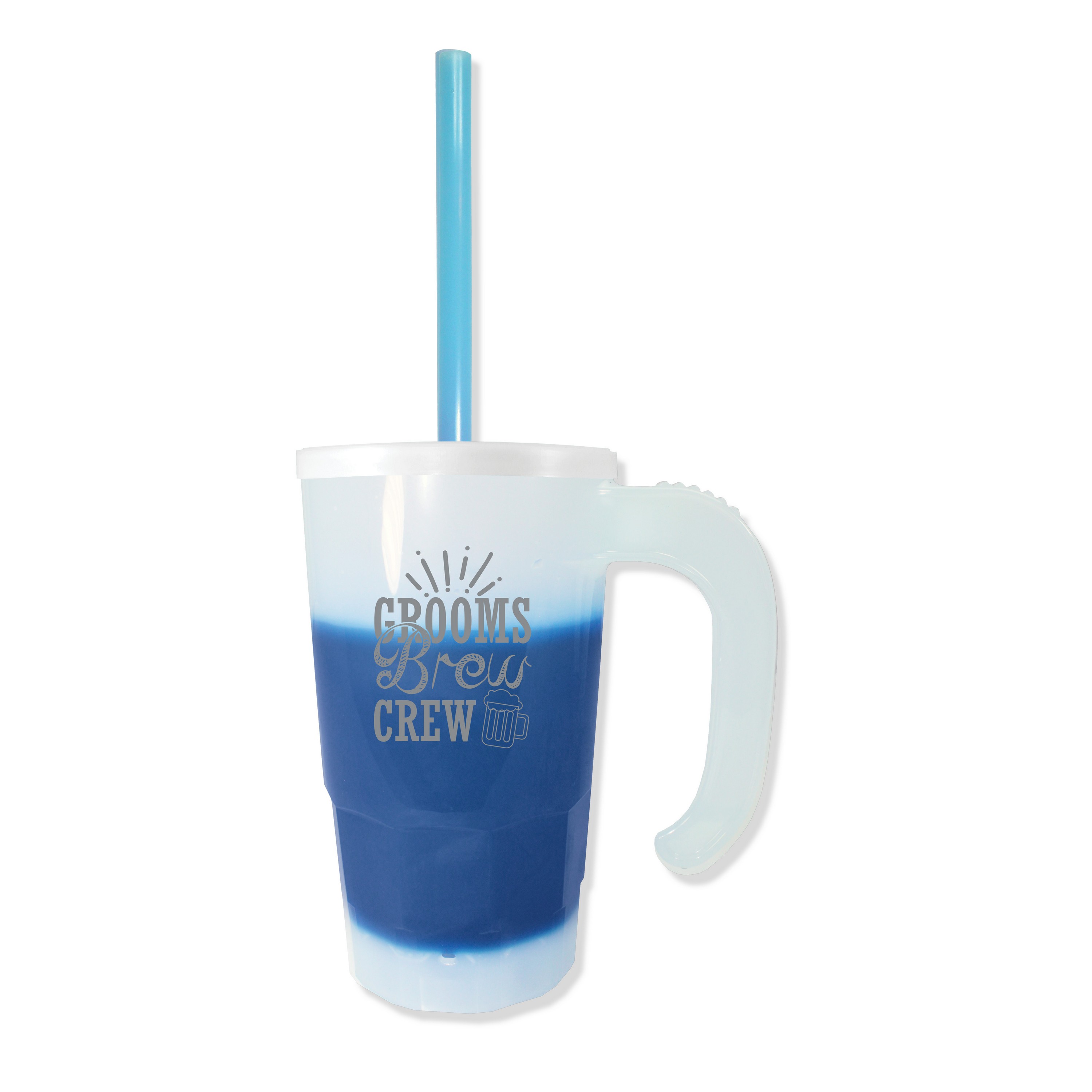 Picture of Mood 20 Oz. Stackable Beer Stein w/Straw & Lid Set