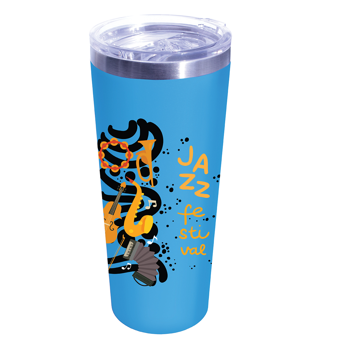 Picture of 22 Oz. Memphis Tumbler w/Slide Lid (Full Color Digital)