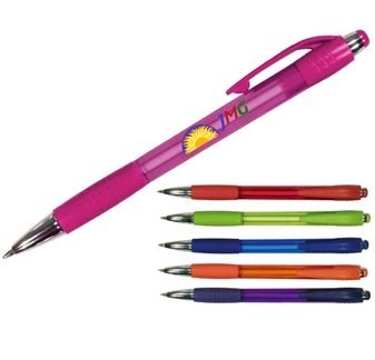 Picture of Mardi Gras Grip Pen (Full Color Digital)
