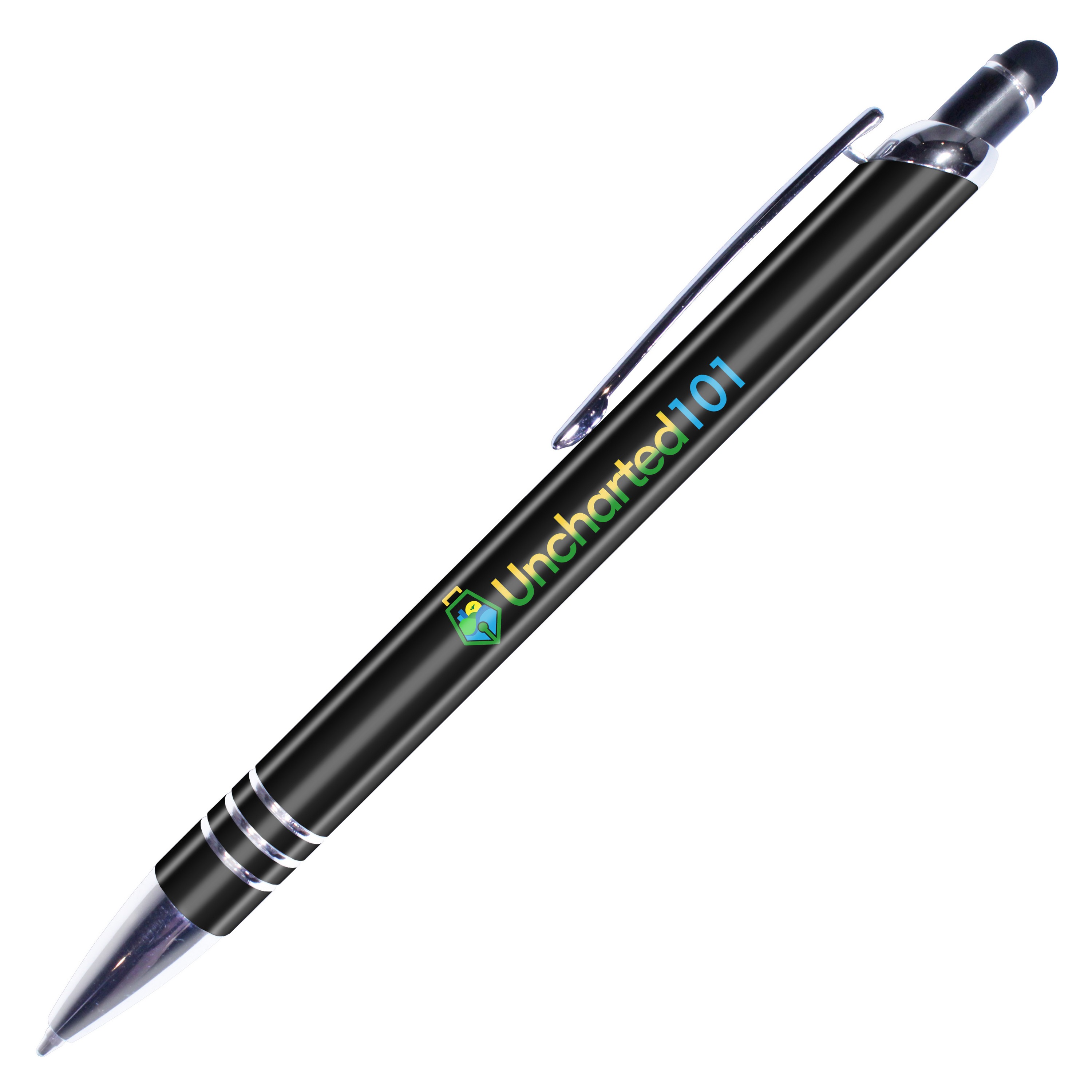 Picture of Halcyon® Full Color Digital Vortex Metal Pen/Stylus