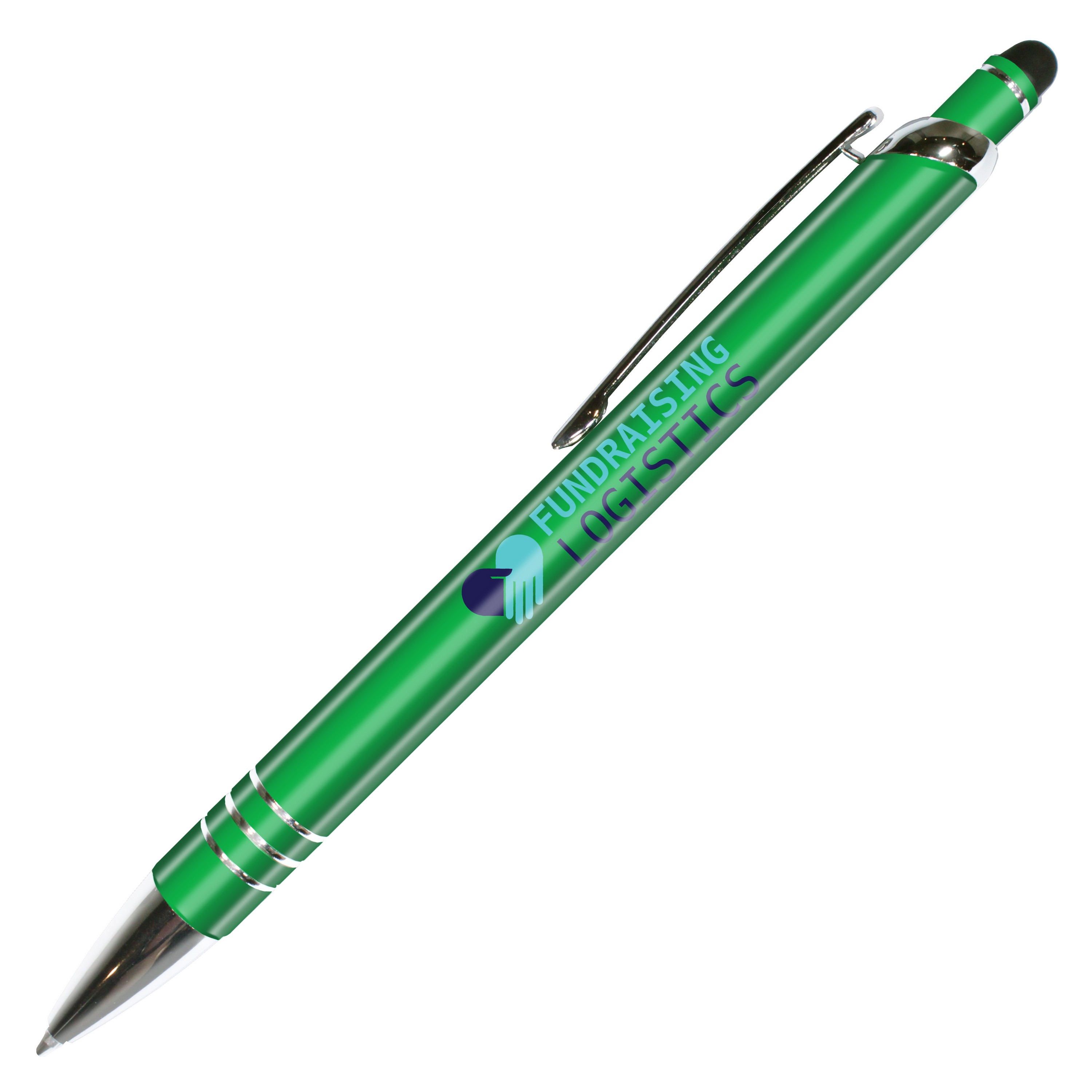 Picture of Halcyon® Full Color Digital Vortex Metal Pen/Stylus