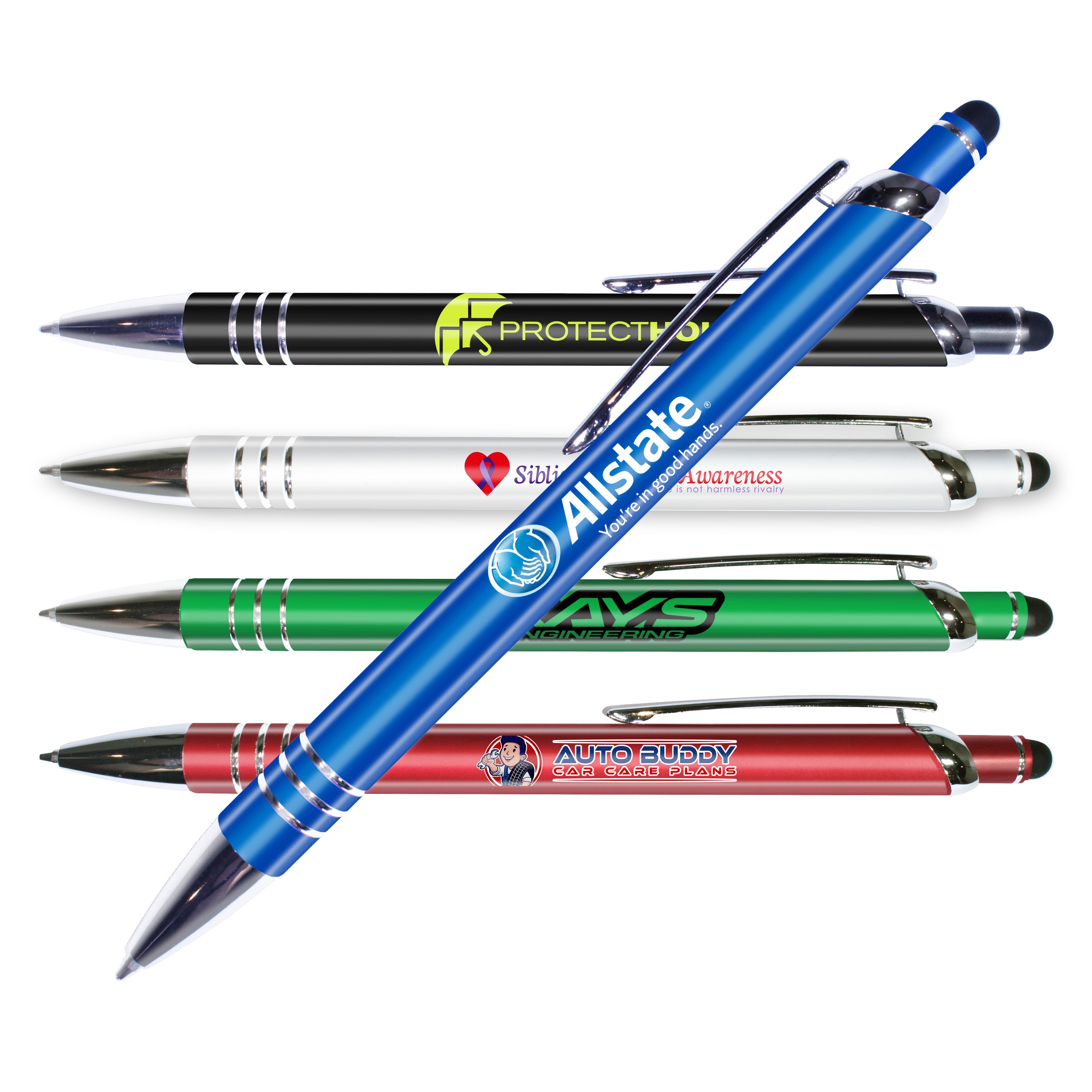 Picture of Halcyon® Full Color Digital Vortex Metal Pen/Stylus