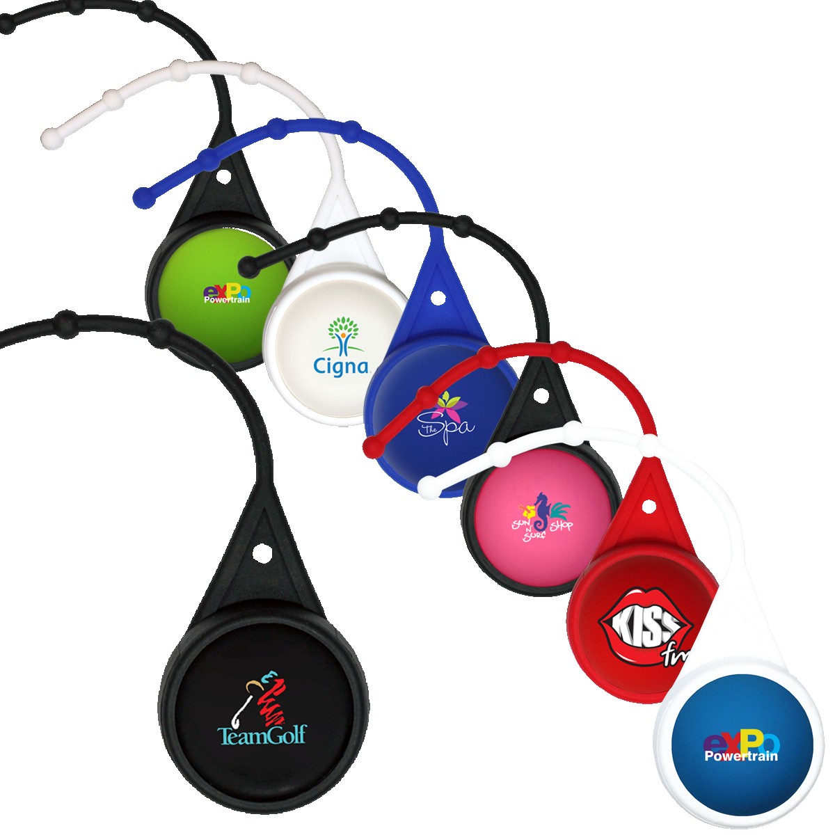 Picture of Halcyon® Round Lip Balm with Lanyard, Full Color Digital