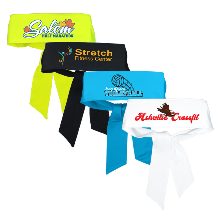Picture of Tie Back Headband, Full Color Digital