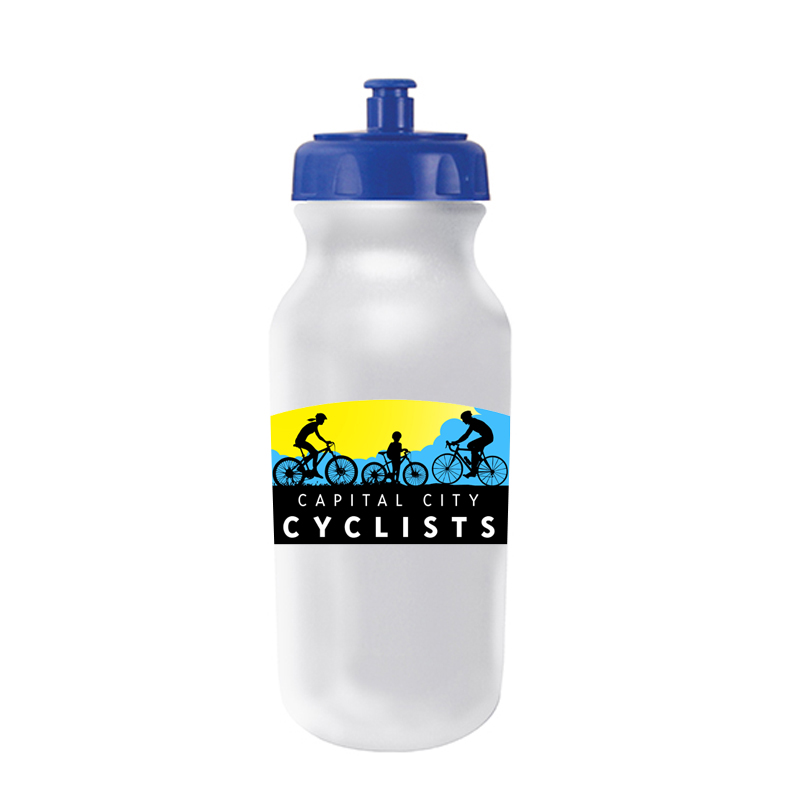 Picture of 20 Oz. Value Cycle Bottle w/Push 'n Pull Cap (Full Color Digital)