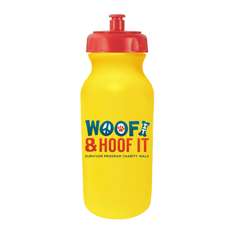 Picture of 20 Oz. Value Cycle Bottle w/Push 'n Pull Cap (Full Color Digital)