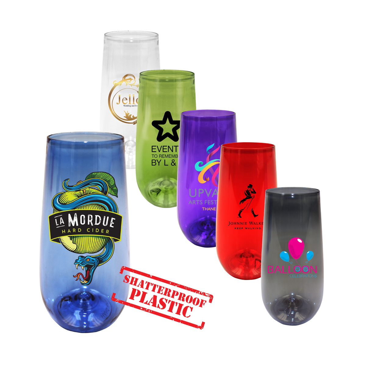 Picture of 10 Oz. Stemless Champagne Flute (Full Color Digital)