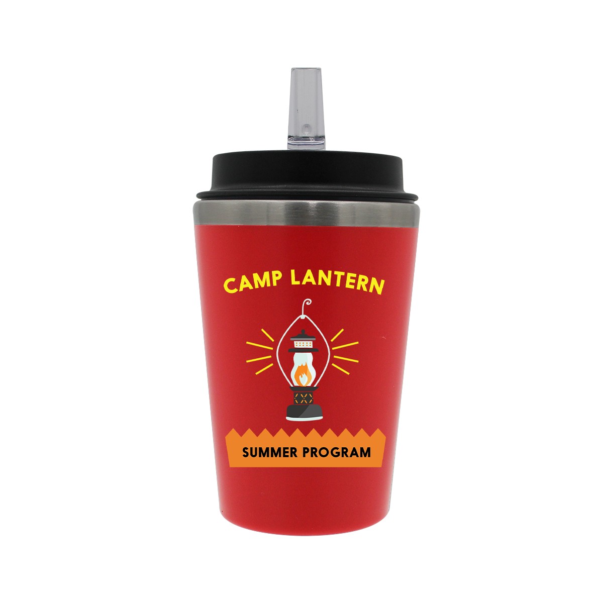 Picture of 12 oz. Scout Tumbler with Straw Lid, Full Color Digital