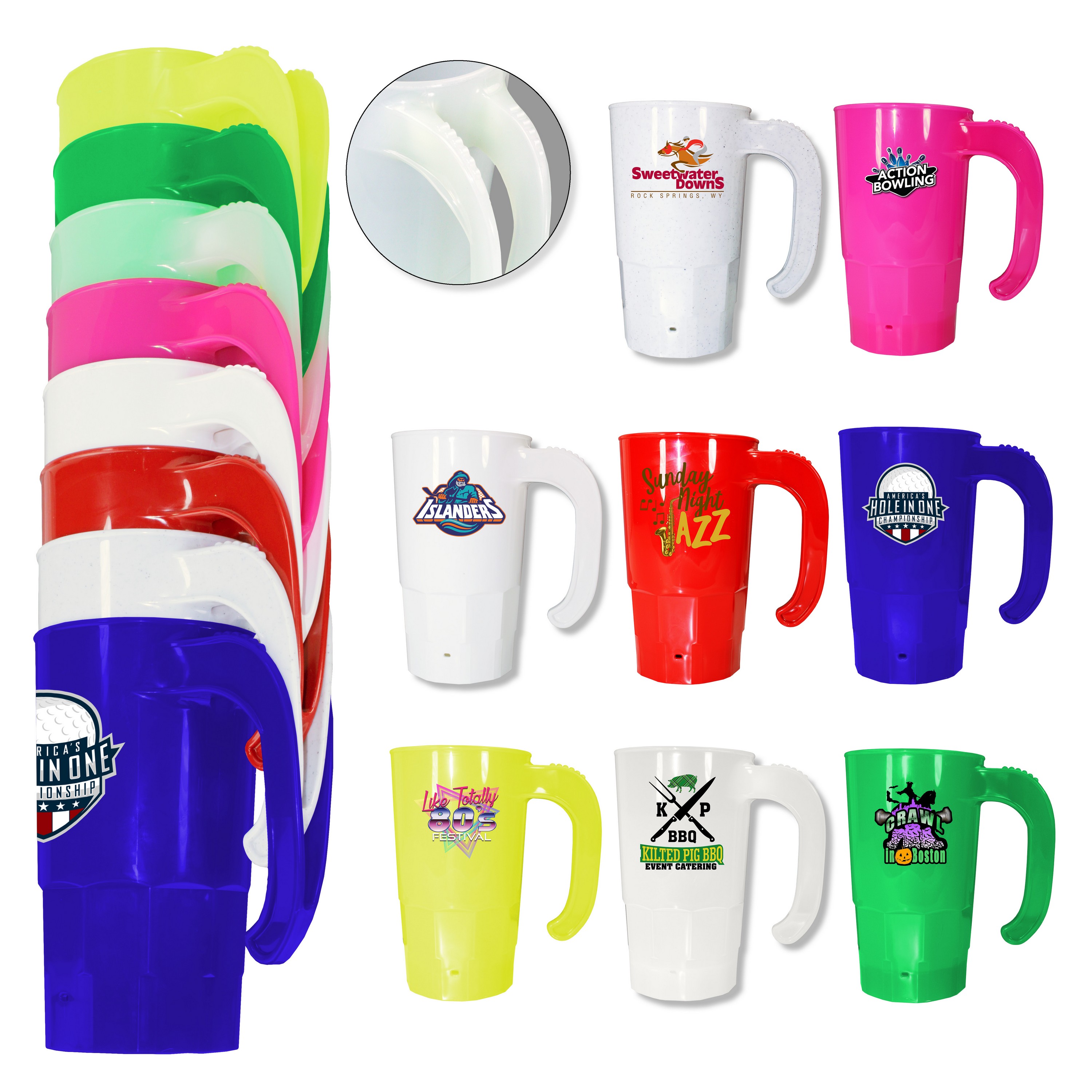 Picture of 20 oz. Stackable Beer Stein (1 Side), Full Color Digital