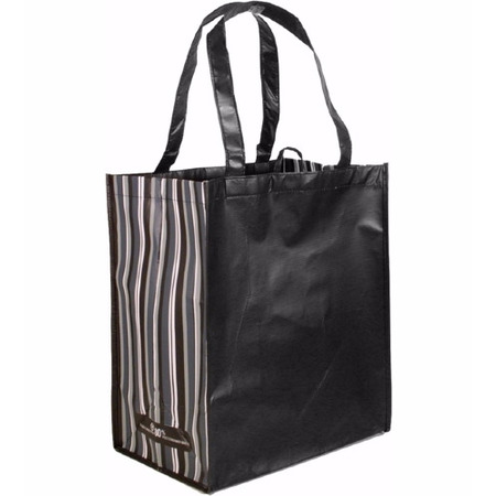 Picture of RPET Blank Striped Tote Bag